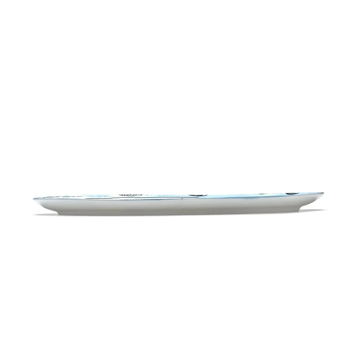 Serax X Marni Camelia Aubergine Midnight Flowers Oval Plate - Small – image 3