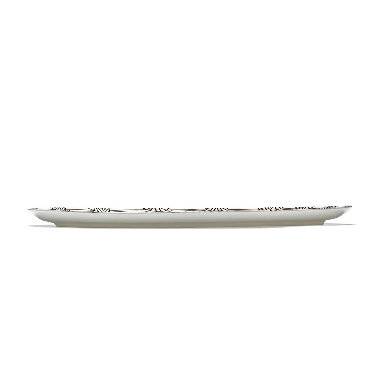 Serax X Marni Mirtillo Nude Midnight Flowers Oval Plate - Large – image 3