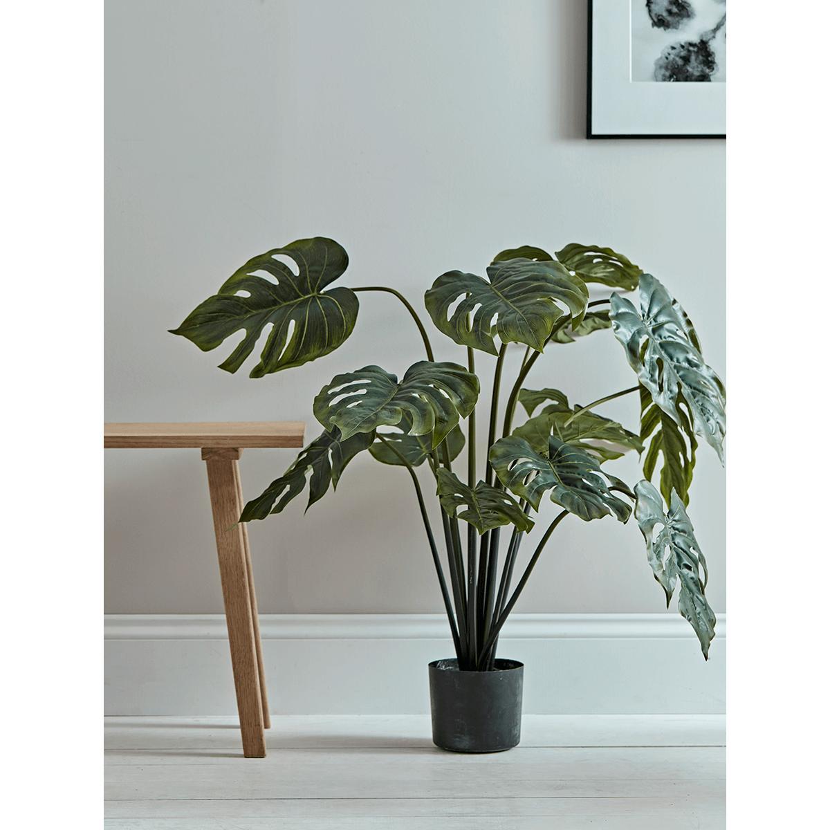 Faux Potted Monstera