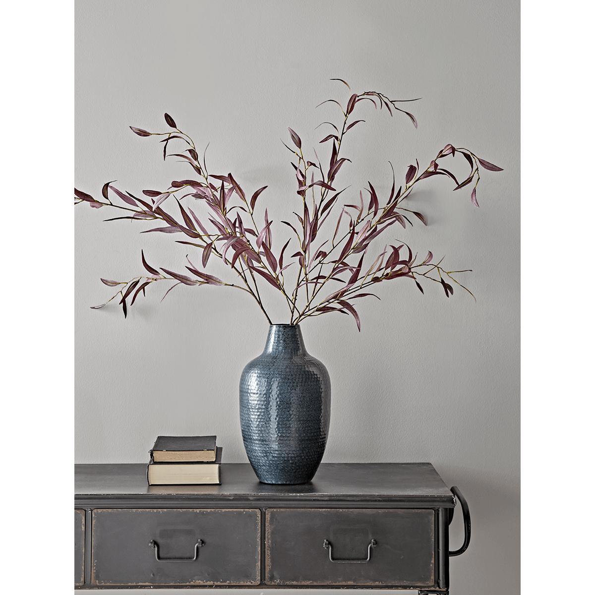 Three Slim Eucalyptus Sprays - Burgundy