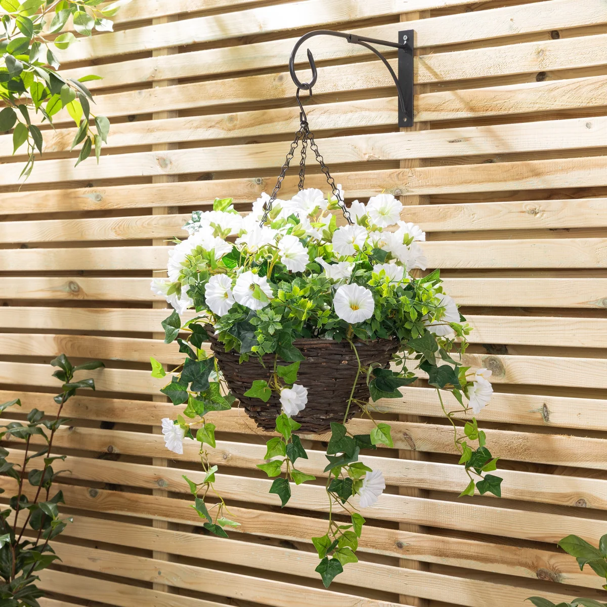 Artificial Petunia Hanging Basket – image 12