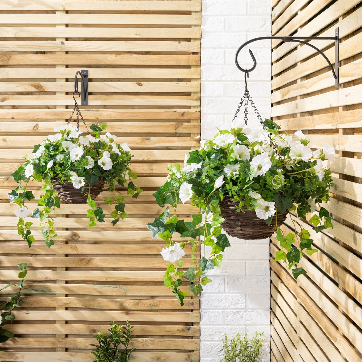 Artificial Petunia Hanging Basket – image 13