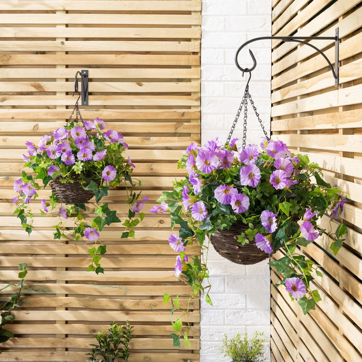 Artificial Petunia Hanging Basket – image 18