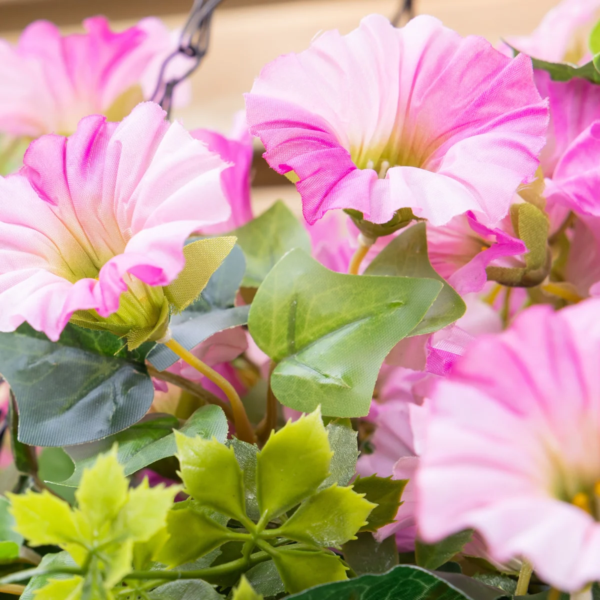 Artificial Petunia Hanging Basket – image 3