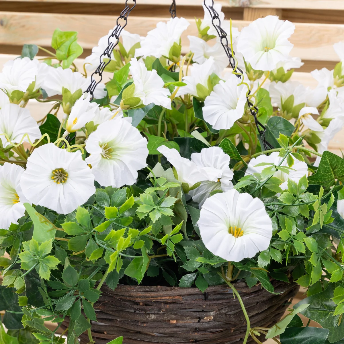 Artificial Petunia Hanging Basket – image 8