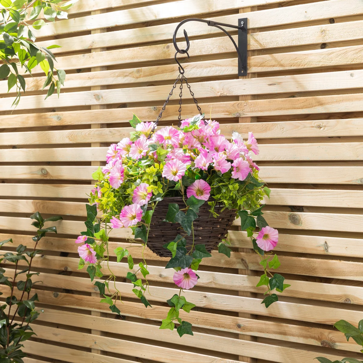 Artificial Petunia Hanging Basket – image 10