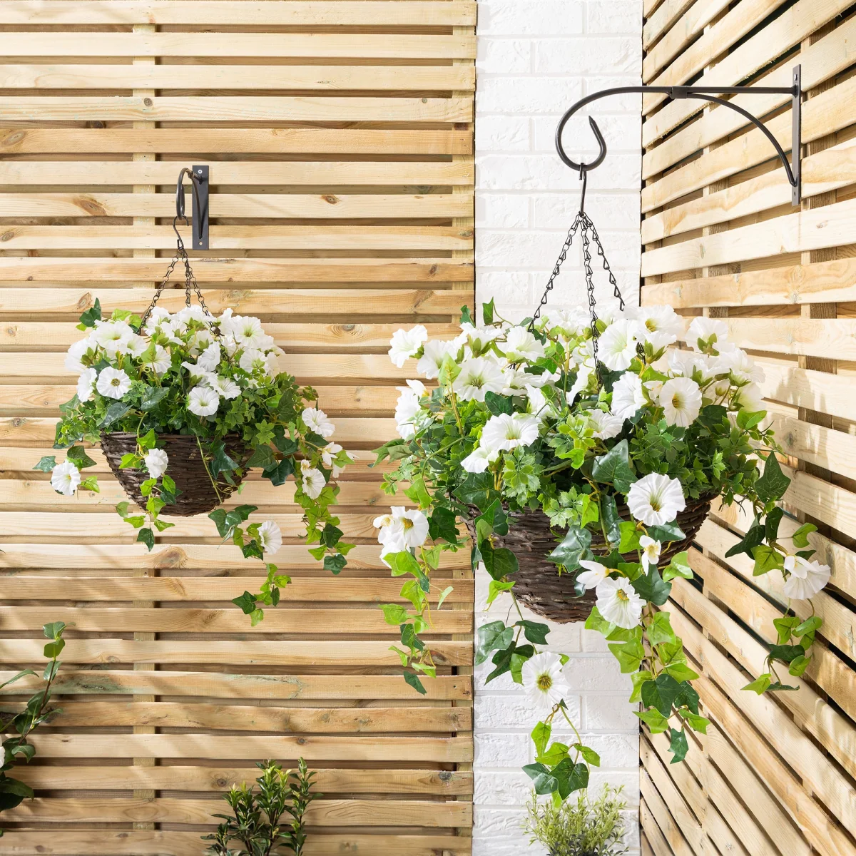 Artificial Petunia Hanging Basket – image 16