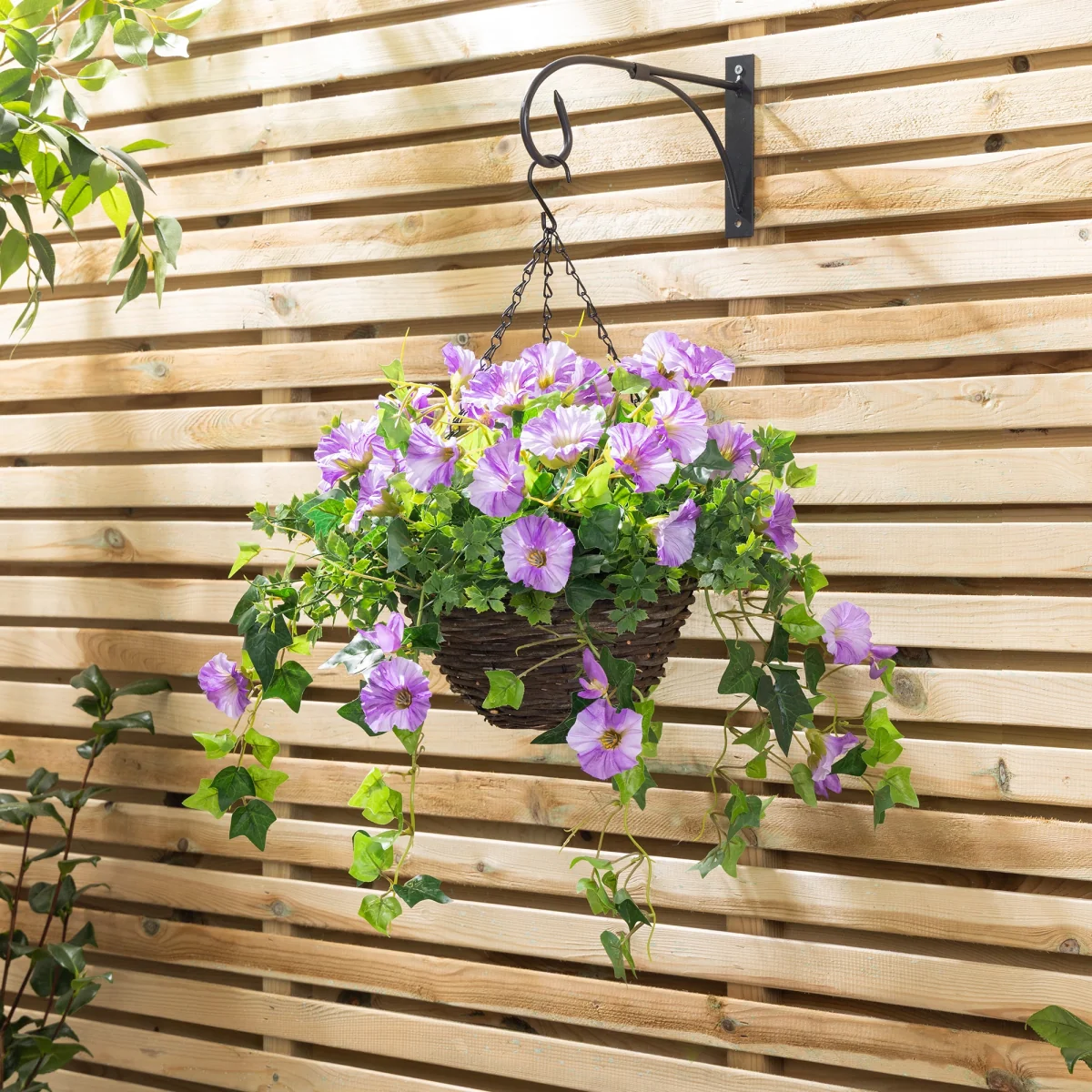 Artificial Petunia Hanging Basket – image 5