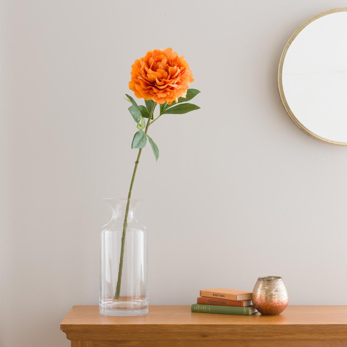 Orange Peony Stem – image 2