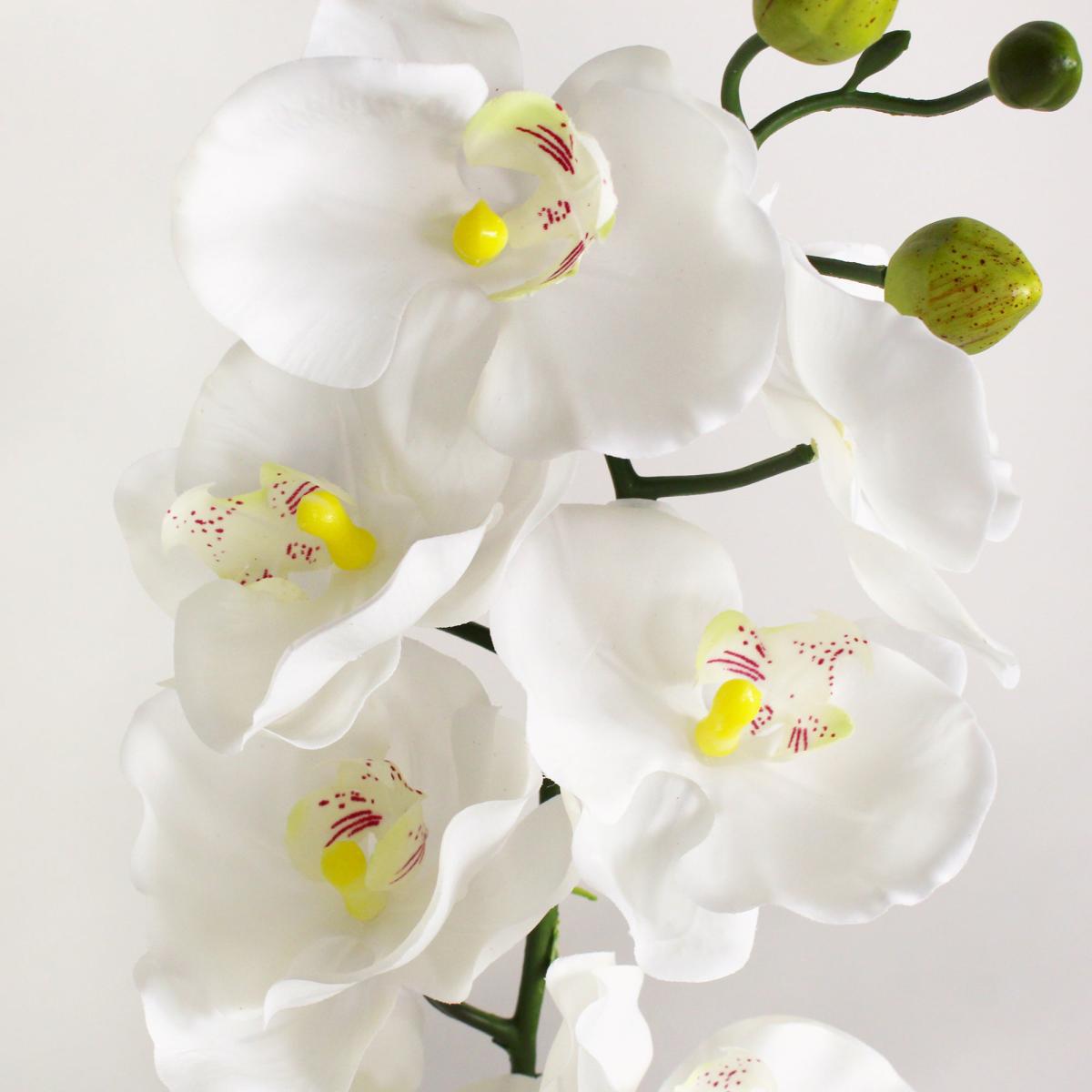 Cream Real Touch Phalaenopsis Orchid Spray 3 Pack Off-White – image 2