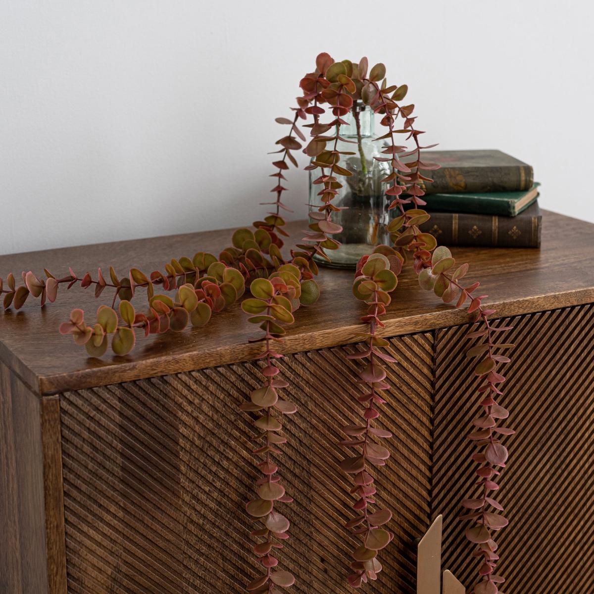 Artificial Trailing Eucalyptus Vine Brown – image 3