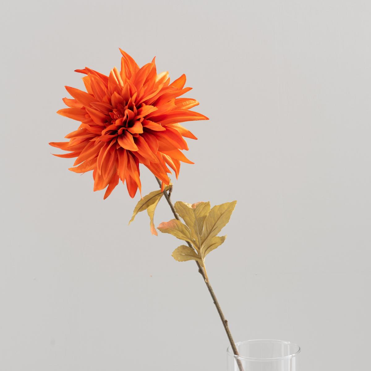 Dahlia Orange Stem 80cm Orange – image 2