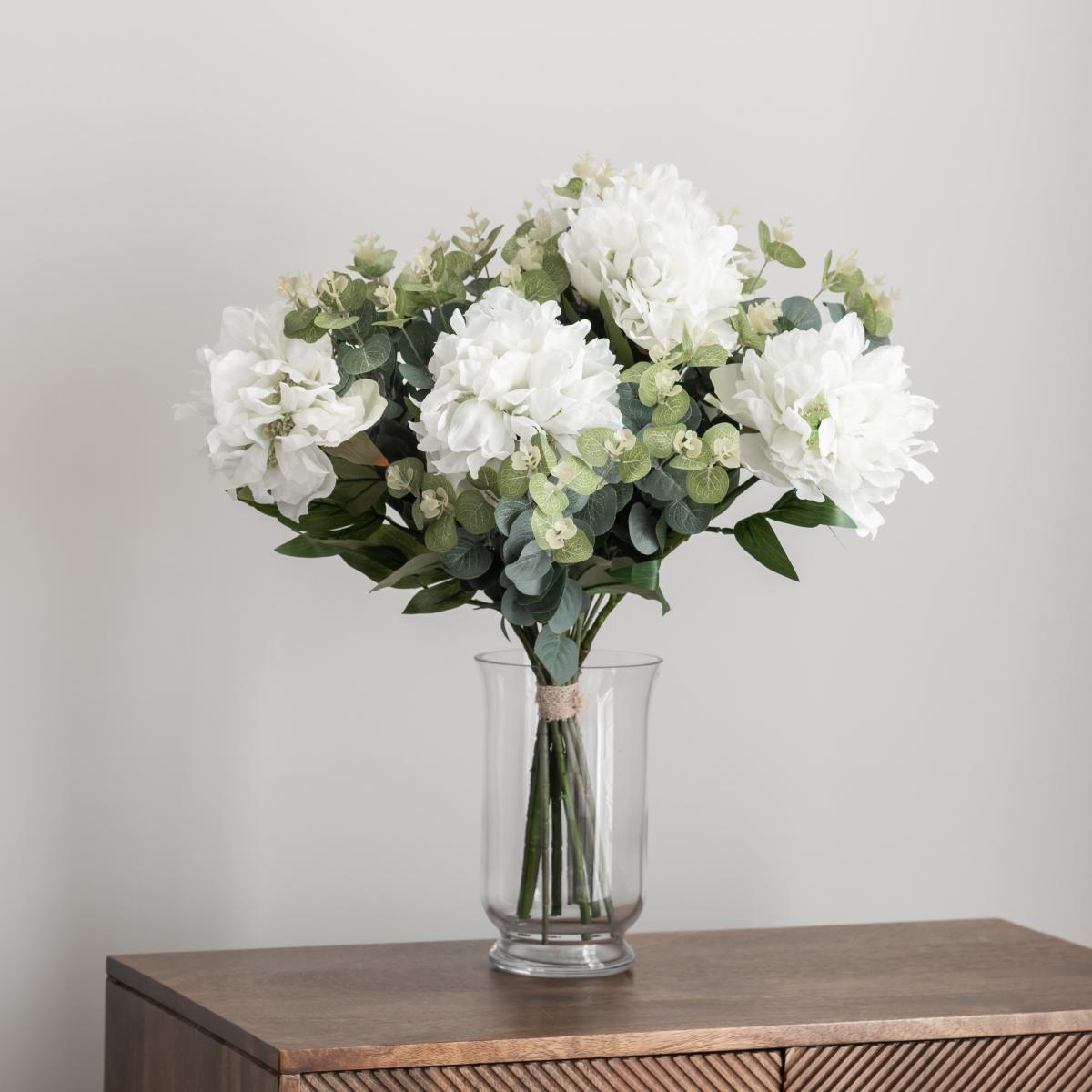 Elena Peony Bouquet Green/White – image 3