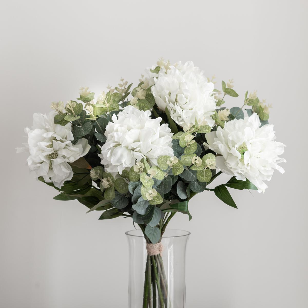 Elena Peony Bouquet Green/White – image 4