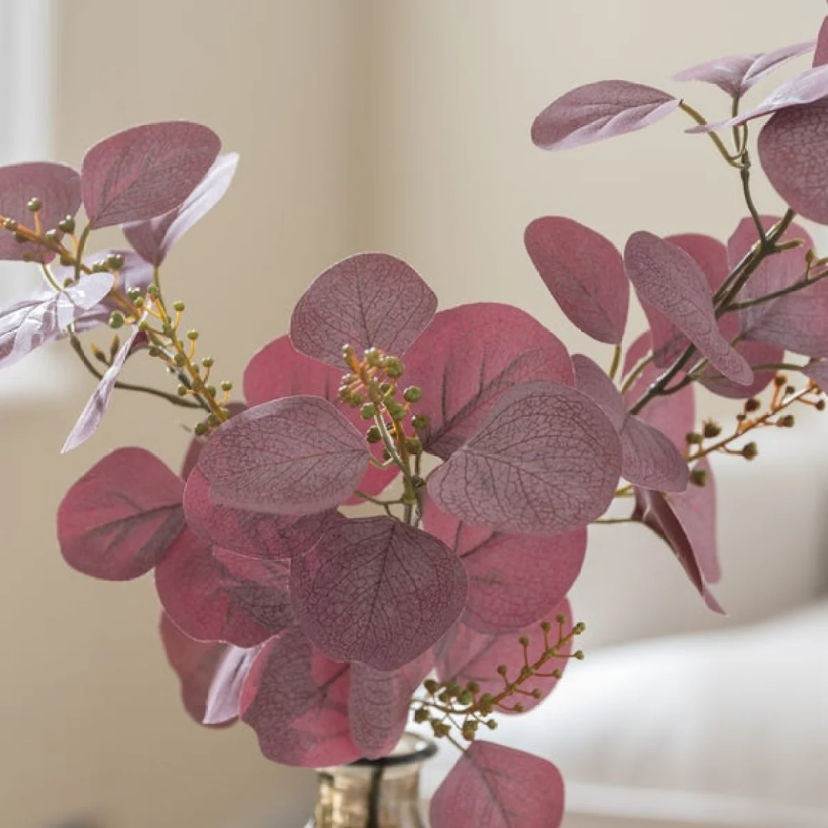 Artificial Seeded Eucalyptus Spray – image 2