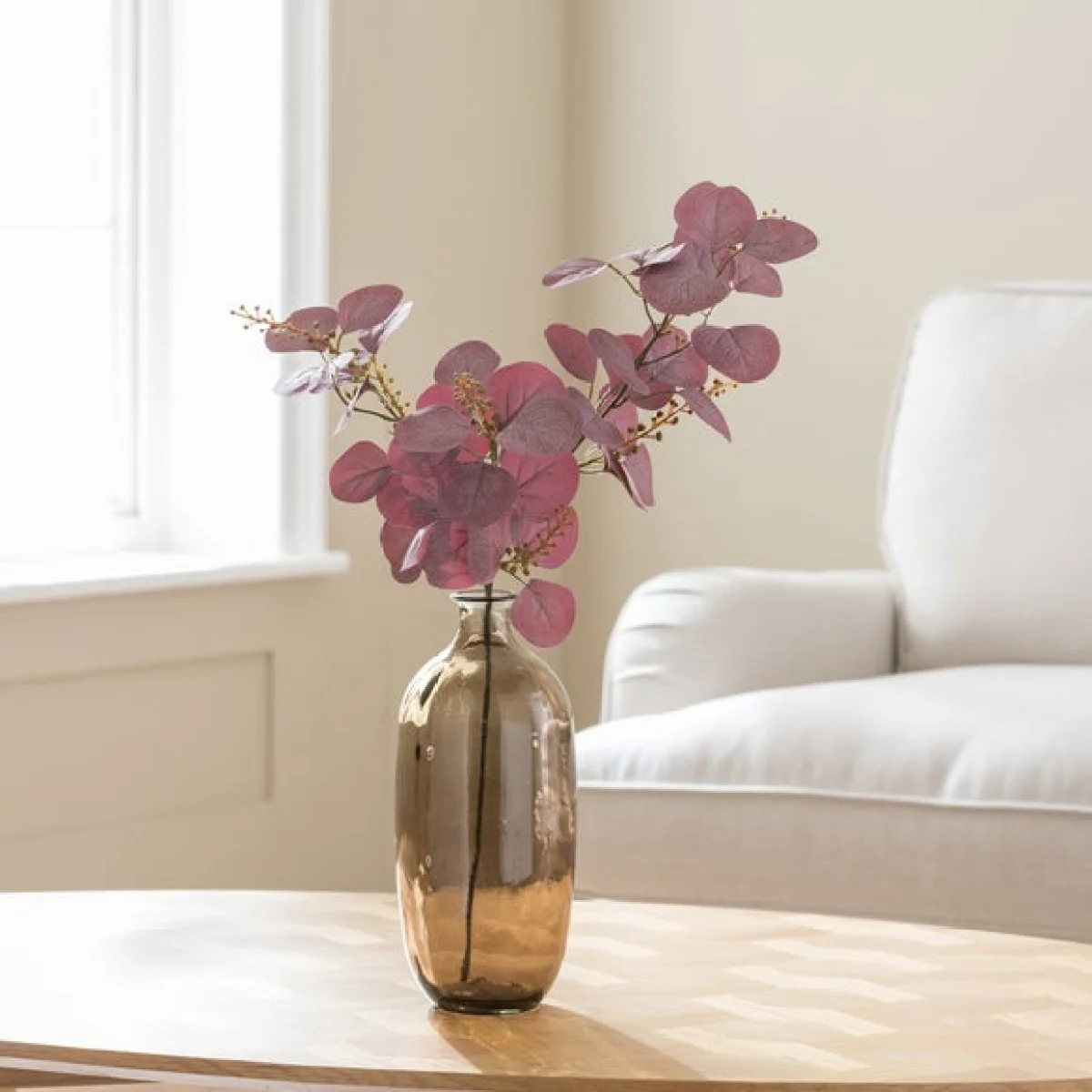 Artificial Seeded Eucalyptus Spray – image 4
