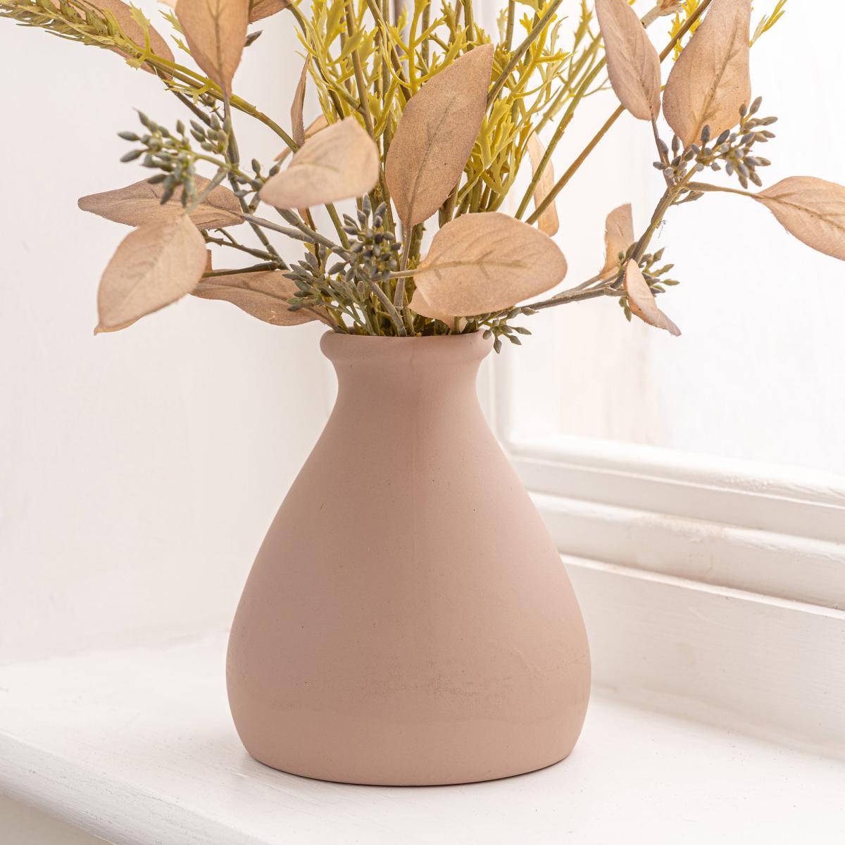 Wheat in Ceramic Vase Natural – image 3