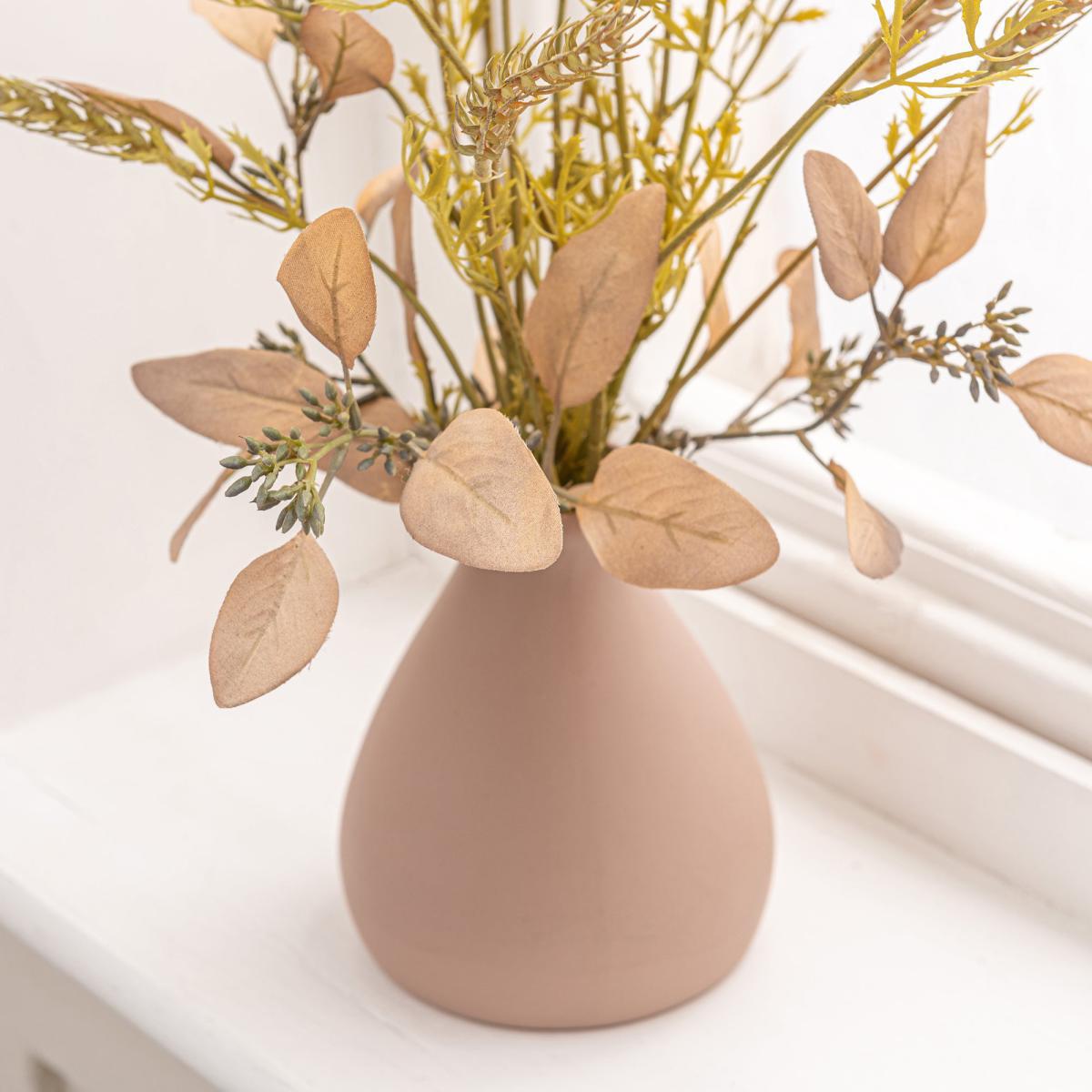 Wheat in Ceramic Vase Natural – image 4