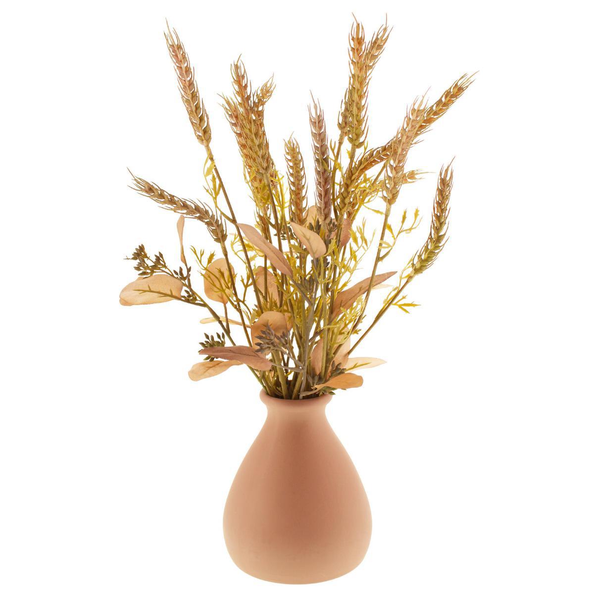 Wheat in Ceramic Vase Natural – image 5