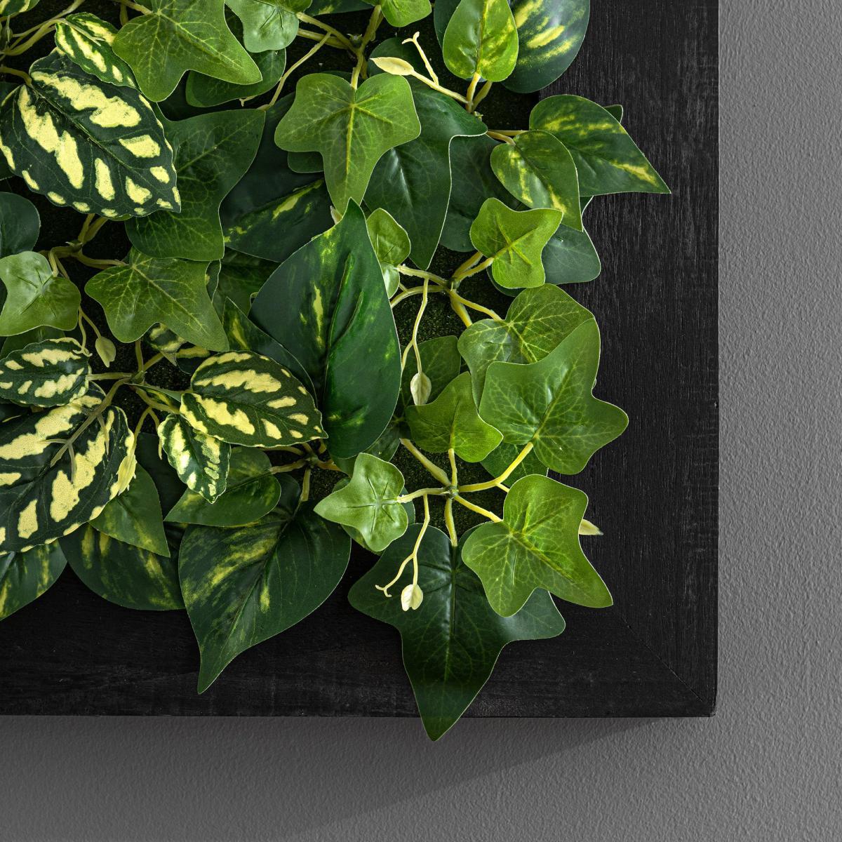 Artificial Mixed Foliage Wall Panel 50cm Green – image 3