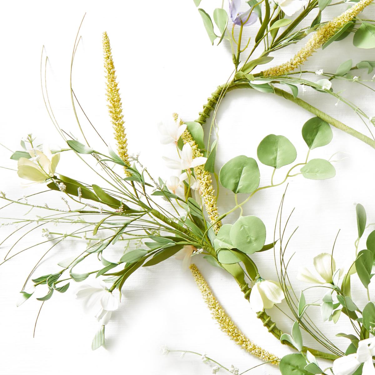 Floral Garland 130cm Green – image 2