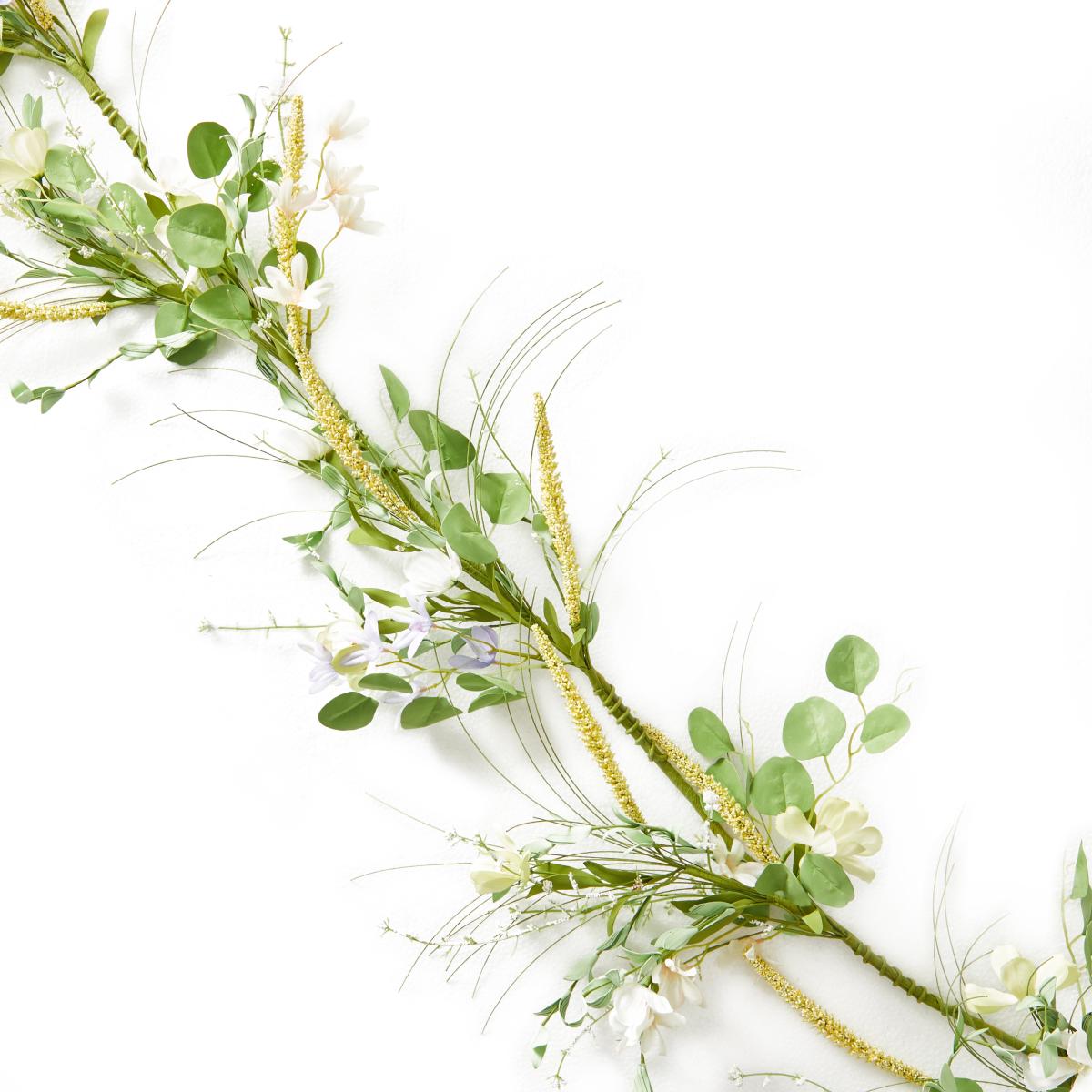 Floral Garland 130cm Green – image 3