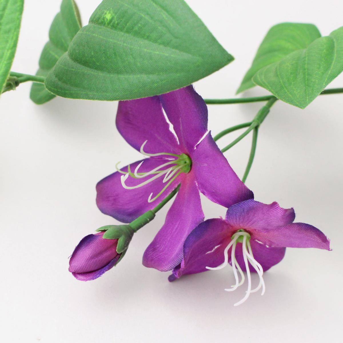 Clematis Garland 180cm Purple and Green – image 2