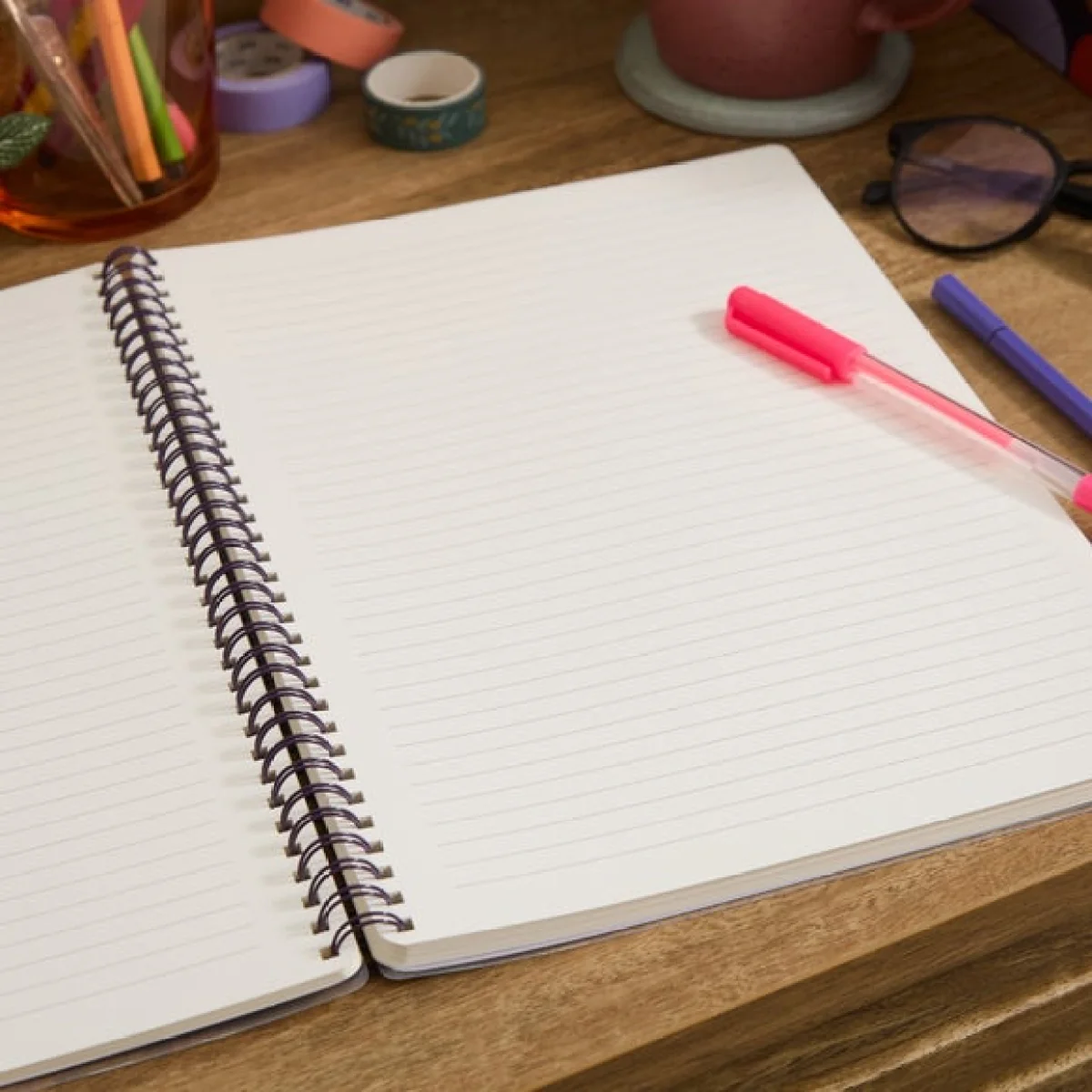 Elements A4 Transparent Flower Notebook – image 2