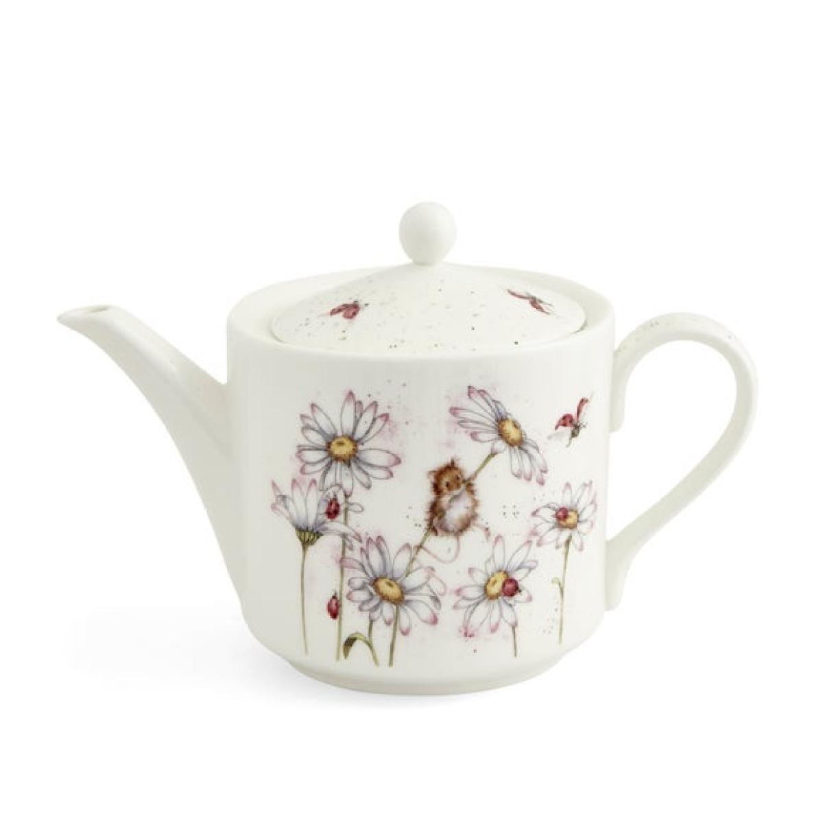Wrendale Mouse & Flowers Teapot – image 2
