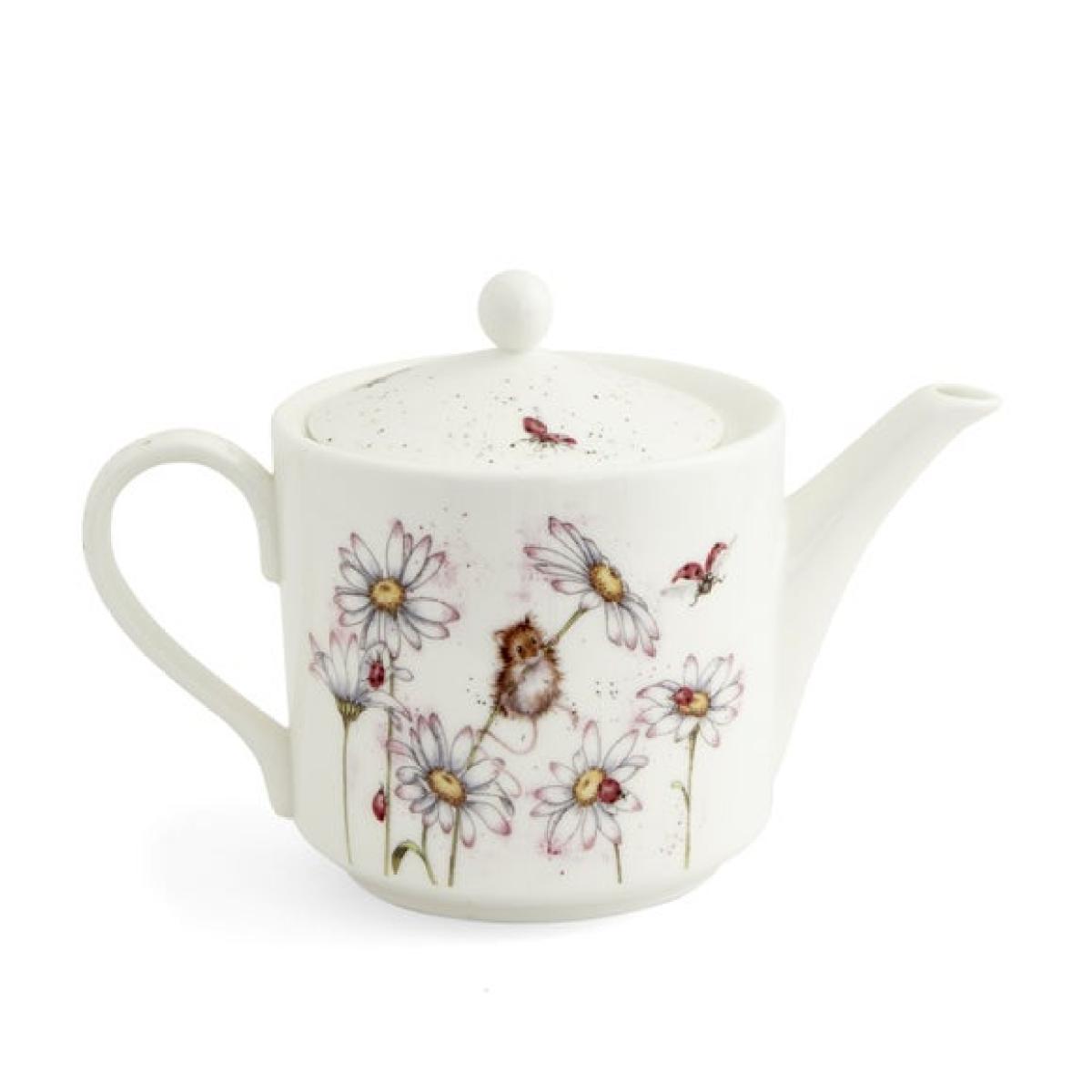 Wrendale Mouse & Flowers Teapot – image 3