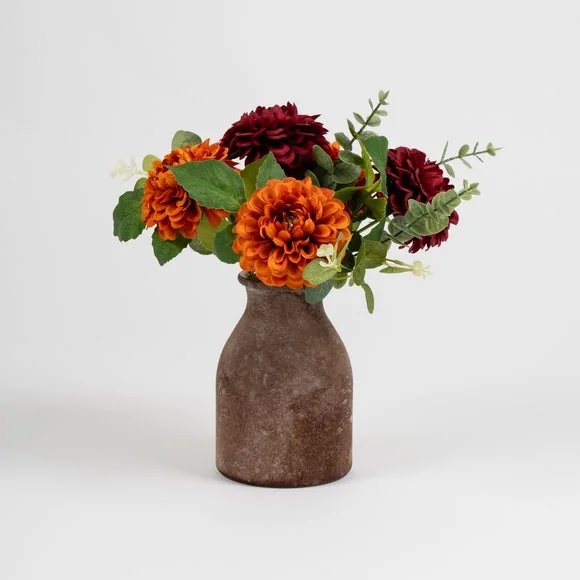 Artificial Autumnal Dahlia Arrangement – image 2