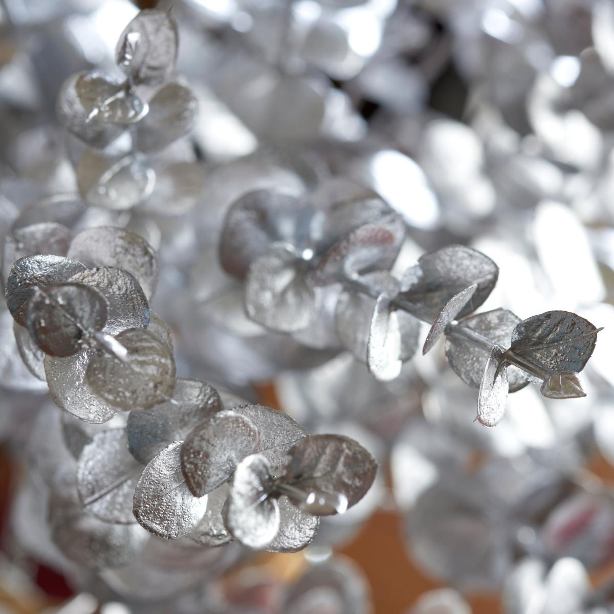 Silver Plated Eucalyptus 66cm Silver – image 2