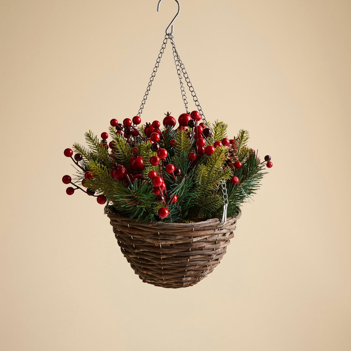 Traditional Berry Hanging Basket Green – image 3
