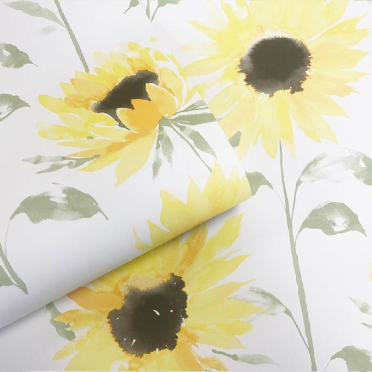 Catherine Lanfield Painted Sunflowers Wallpaper – image 2