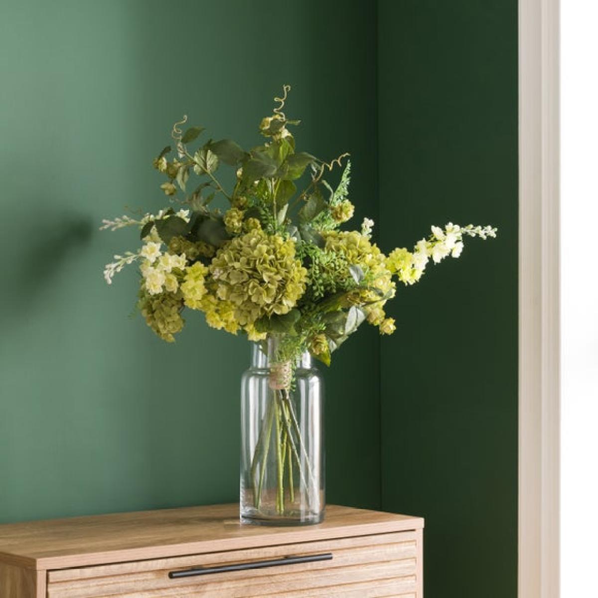Artificial Faye Green Hydrangea Bouquet – image 2