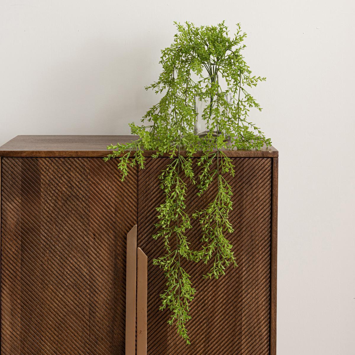 Pack of 12 Green Artificial Trailing Vine Bush Green – image 4