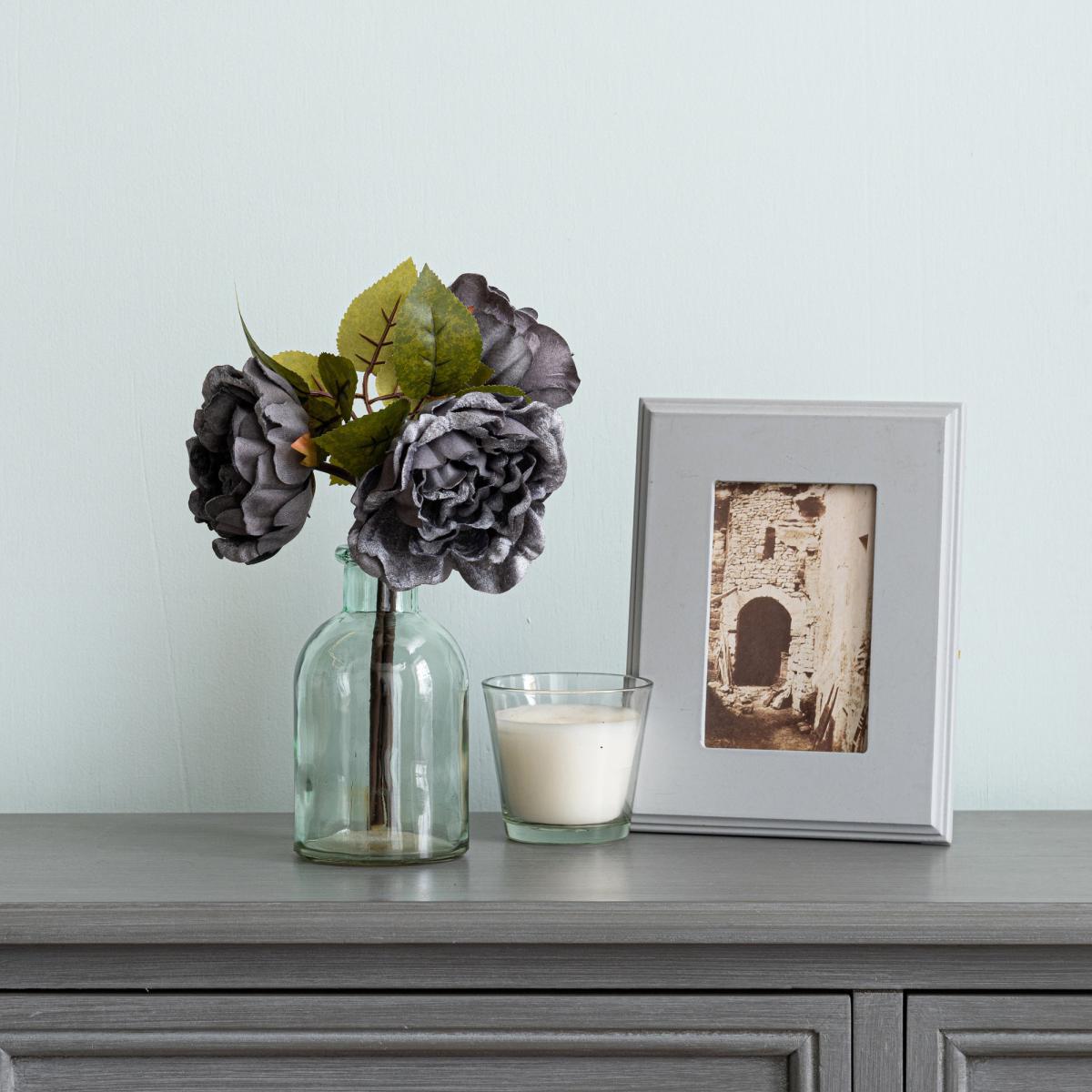 Grey Diamond Velvet Peony Bundle Grey – image 1