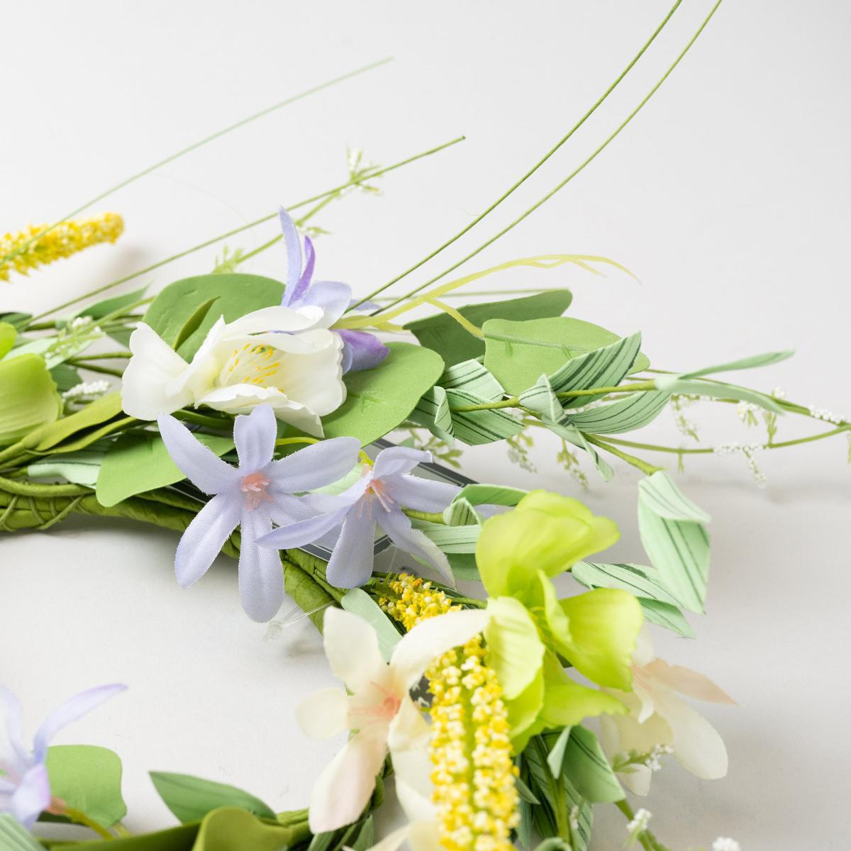 Floral Wreath 25cm Green – image 5