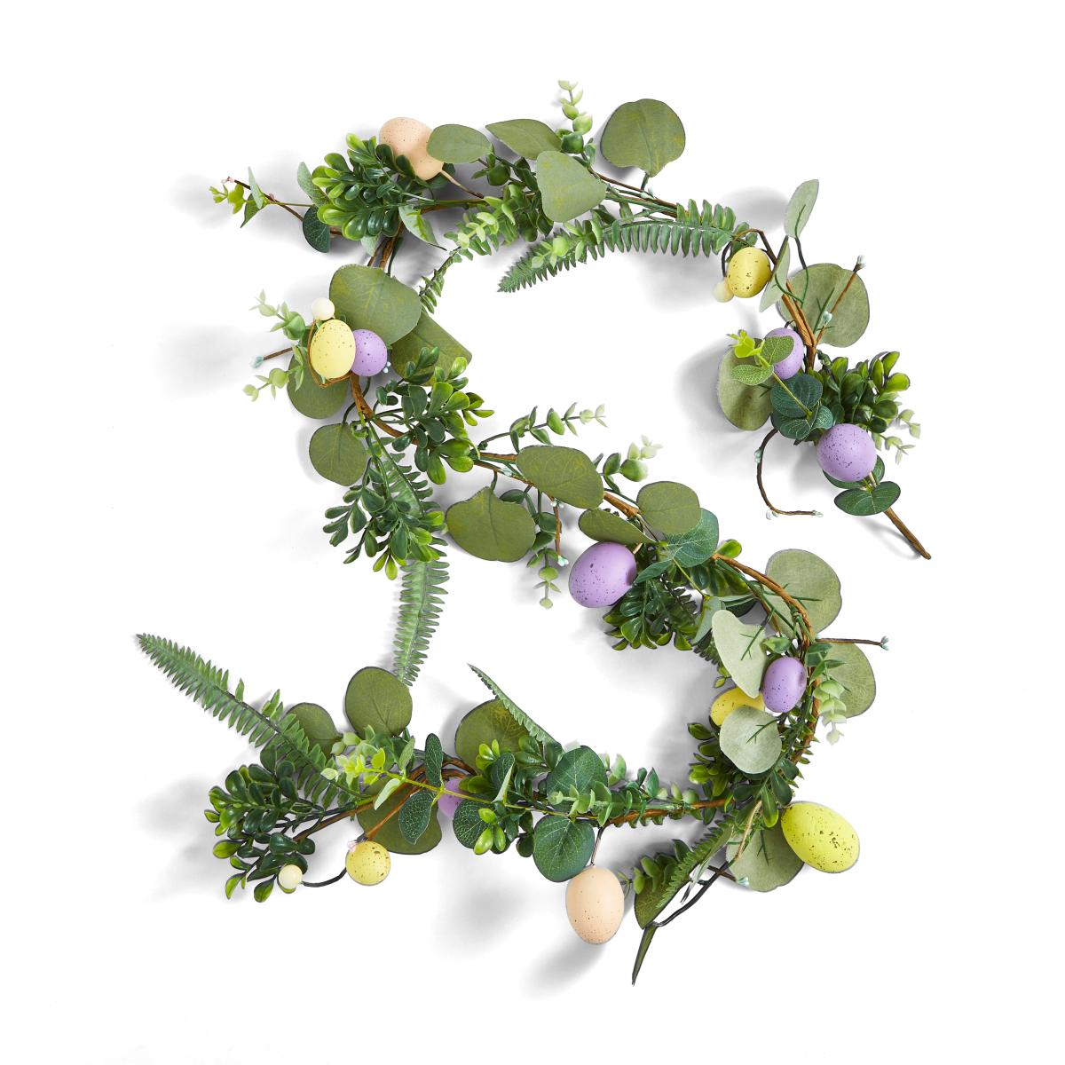 Easter Egg Floral Garland MultiColoured – image 4