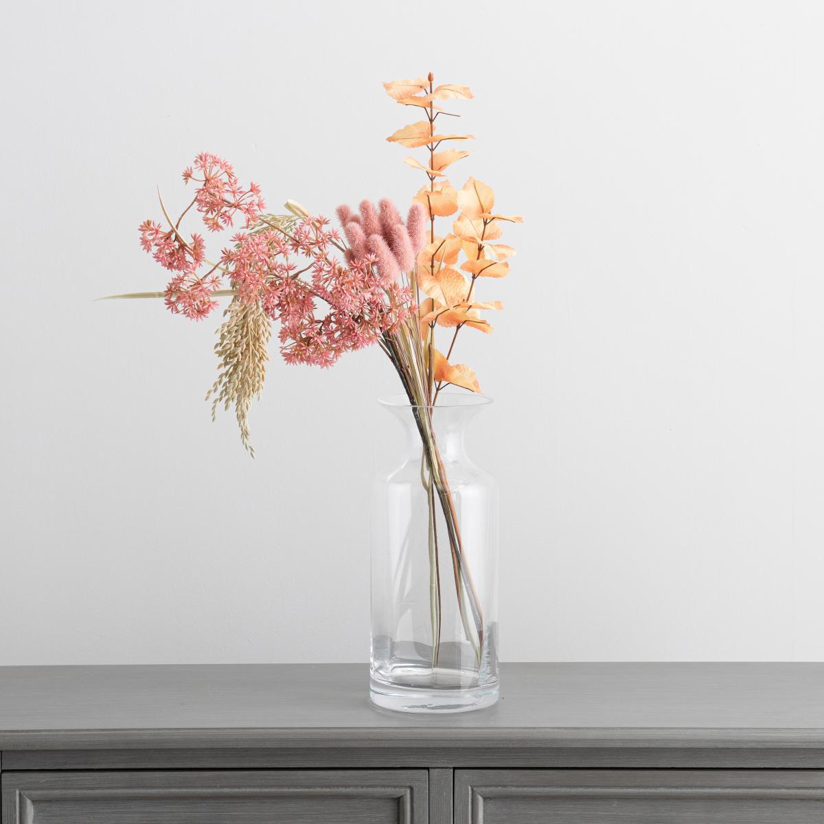 Lagarus Rice and Leaf Letterbox Bouquet Pink – image 3