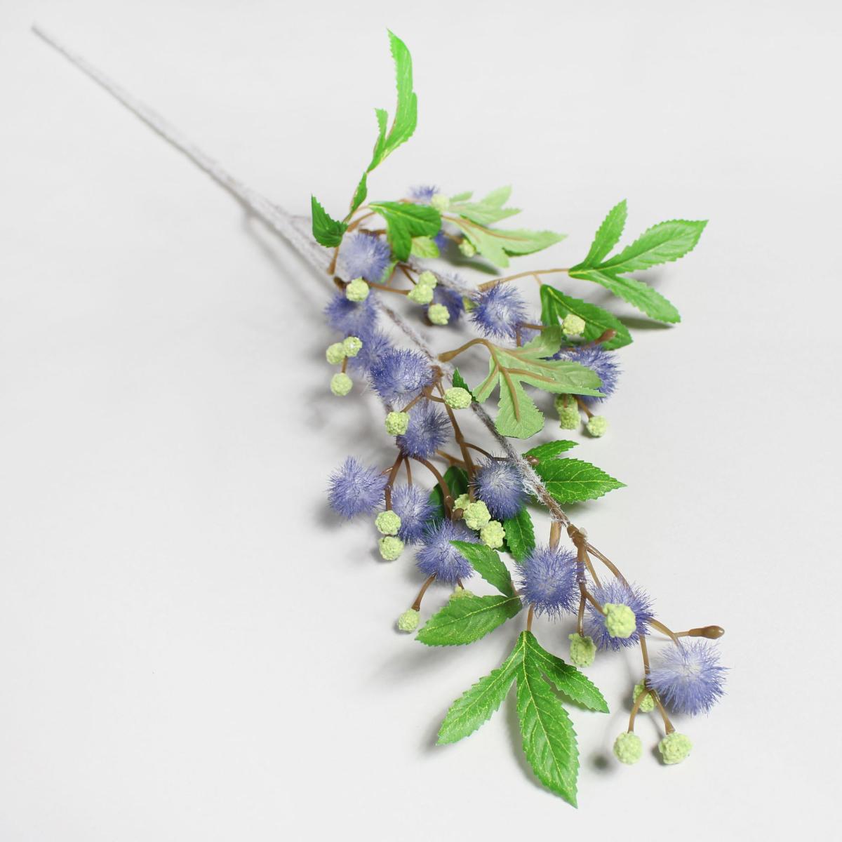 Pack of 12 Artificial Mist Flower Purple Stem100cm – image 2