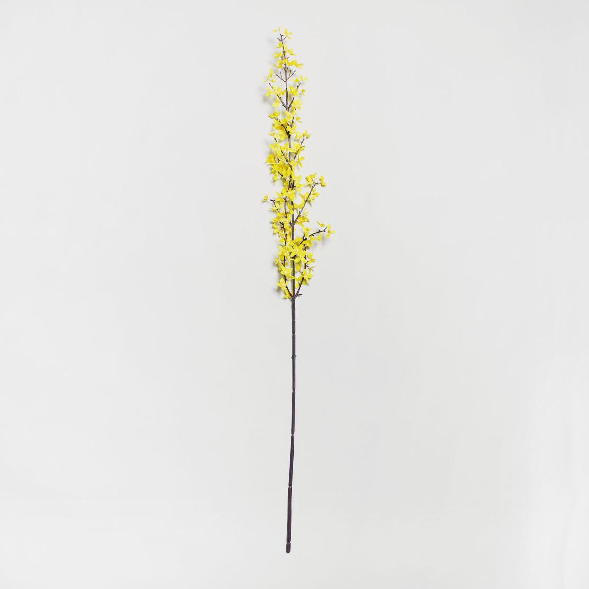 Pack of 12 Artificial Forsythia Yellow Spray 103cm Yellow – image 3