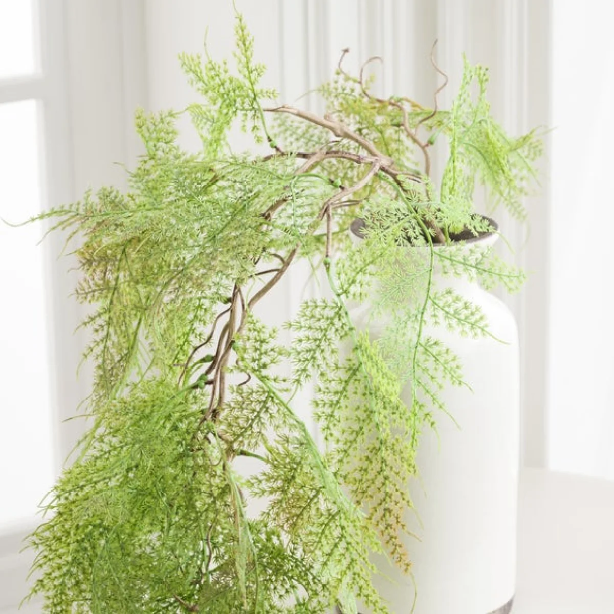 Artificial Trailing Asparagus Fern Spray – image 2
