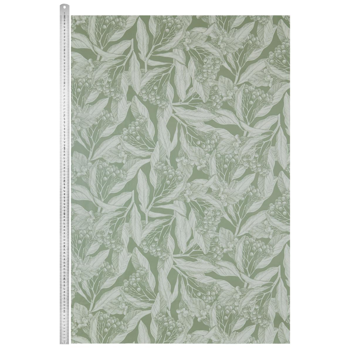By the Metre Gaia PVC Sage Green/White – image 3