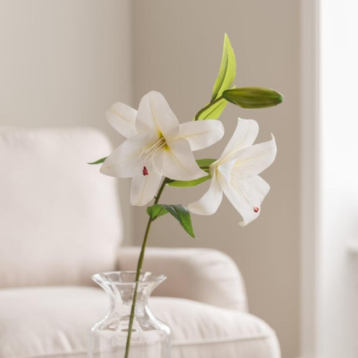 Artificial Stargazer Lily Stem – image 2