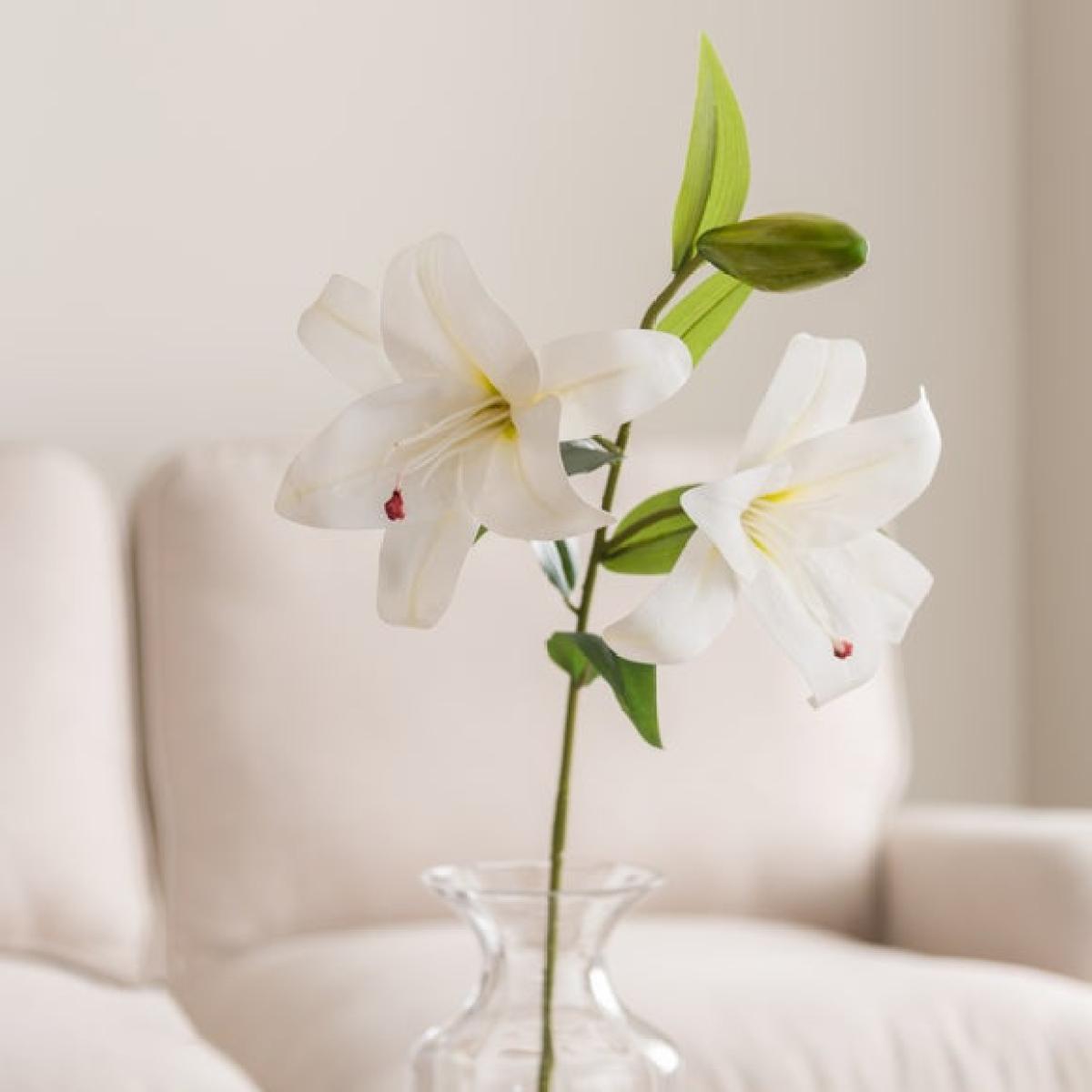 Artificial Stargazer Lily Stem – image 4