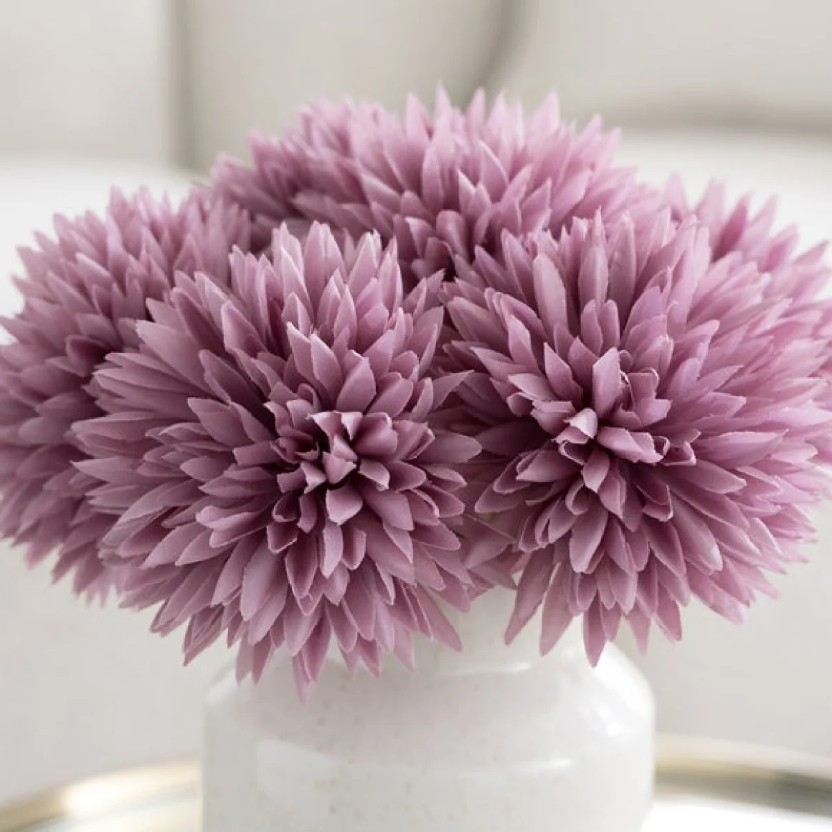 Artificial Spiky Chrysanthemum Stems – image 3