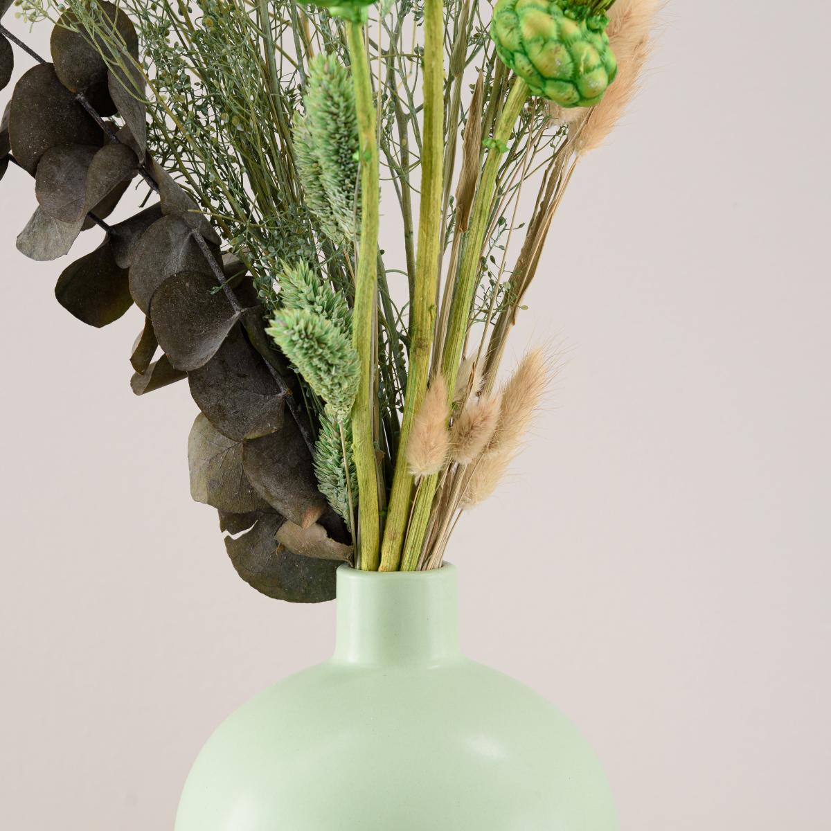 Dried Flower Medium Green Bouquet Green – image 3