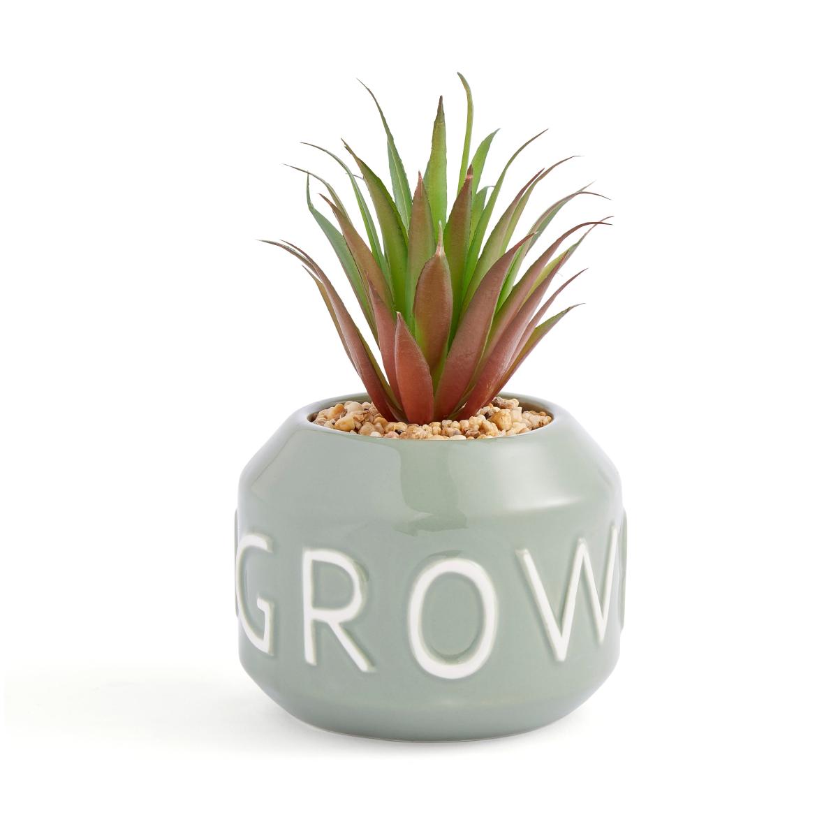 Grow Artificial Succulent Grey – image 2