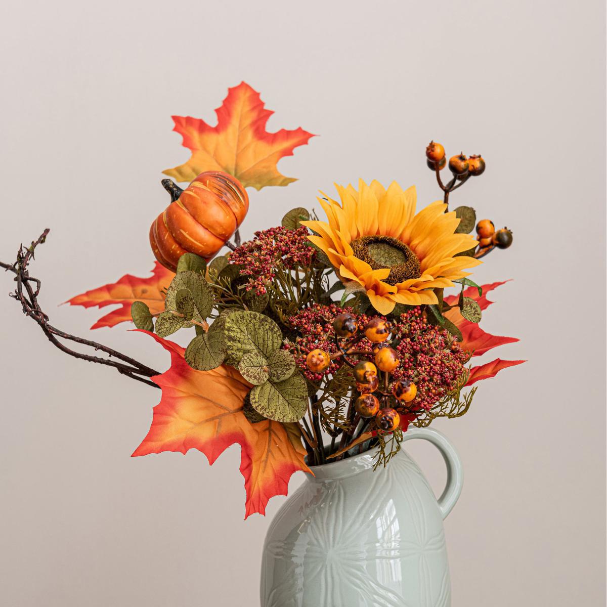 Sunflower in Ceramic Pot Orange – image 2